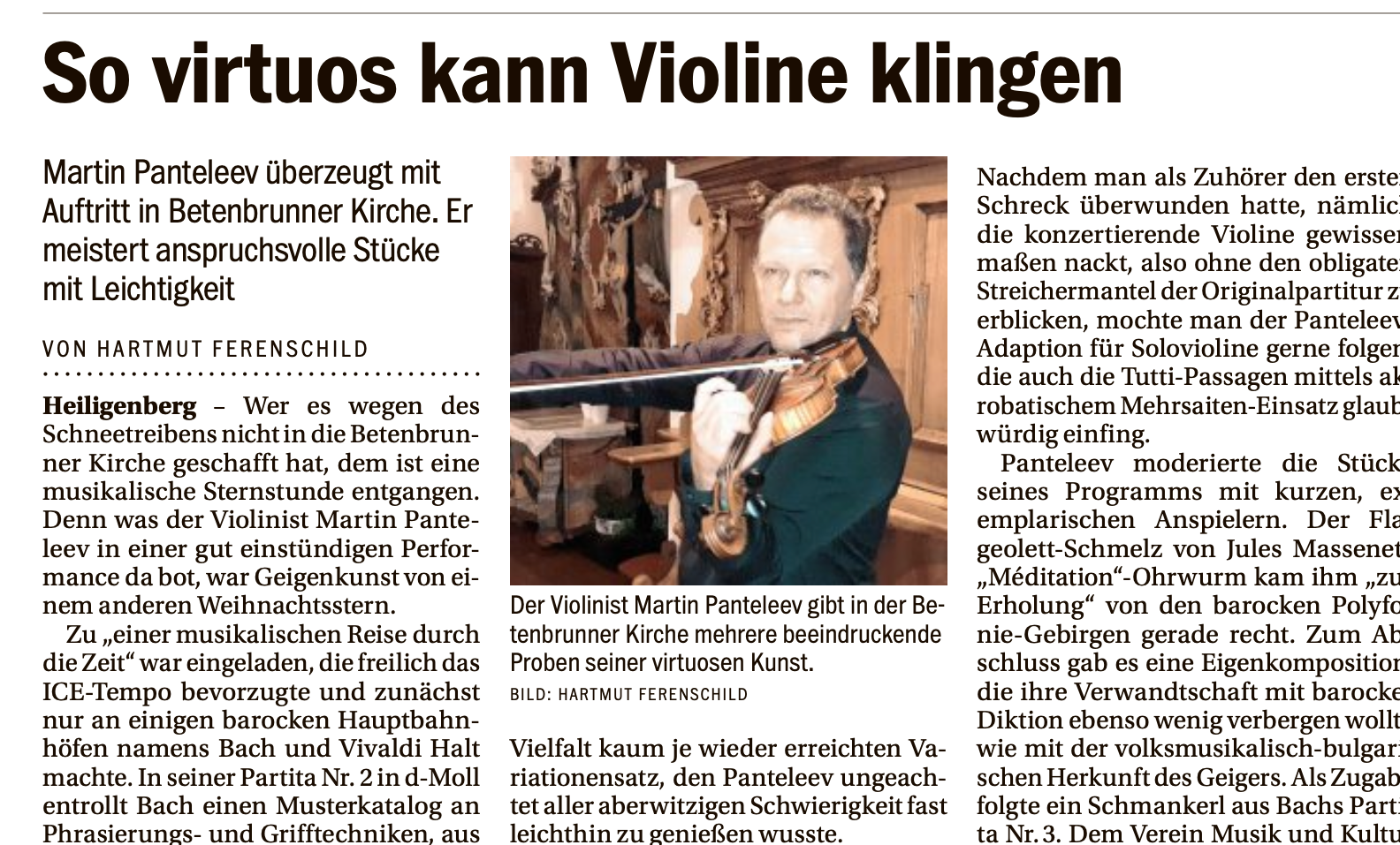 So virtuos kann Violine klingen